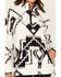 Image #3 - Hooey Women's Geo Print Fleece Pullover, Black, hi-res