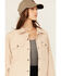 Image #2 - Ariat Women's Rebar Cropped Woven Work Shirt, Beige, hi-res