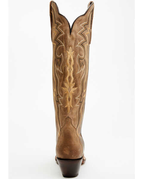 Image #5 - Dan Post Women's Triad Silvie Tall Western Boots - Snip Toe , Brown, hi-res