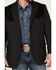 Cody James Men's Waco Contrast Yolk Button Down Western Sportcoat , Charcoal, hi-res