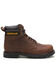 Image #2 - CAT Men's 6" Second Shift Lace-Up Work Boots - Round Toe, Dark Brown, hi-res