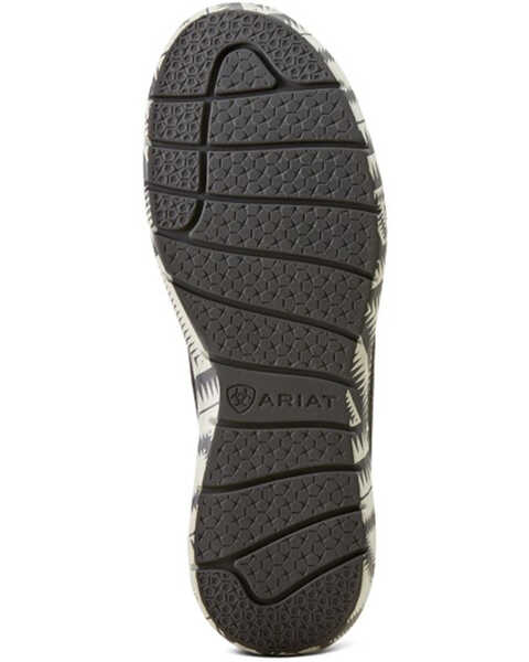 Image #5 - Ariat Men's Hilo Stretch Lace Casual Shoes - Moc Toe , Grey, hi-res