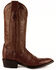 Ferrini Men's Stallion Western Boots - Square Toe, Cognac, hi-res