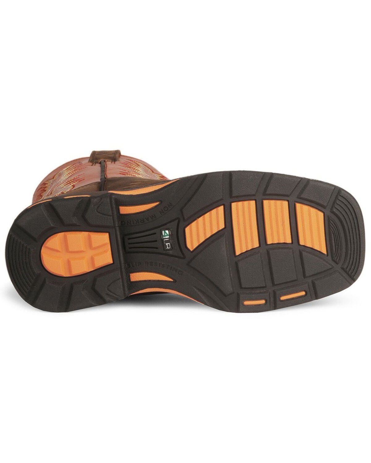 Image #5 - Ariat Boys' Earth WorkHog® Western Boots - Broad Square Toe, Earth, hi-res
