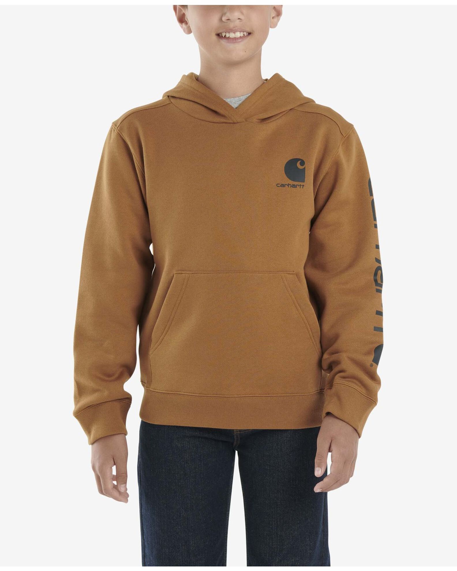 Boys carhartt sweatshirt best sale