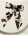 Image #2 - Shyanne Women's Sylvie Cow Print Bow Hair Clip, Brown, hi-res