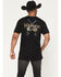 Image #1 - Moonshine Spirit&reg; Men's Golden Luster Short Sleeve Graphic T-Shirt, Black, hi-res