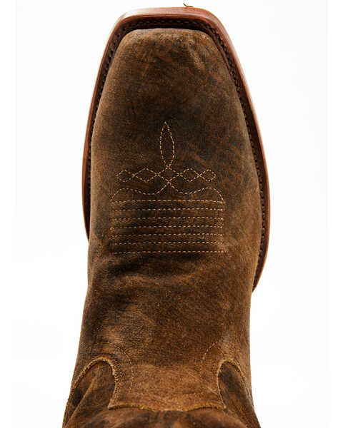 Image #6 - Moonshine Spirit Men's Gordon Roughout Western Boots - Square Toe, Bronze, hi-res