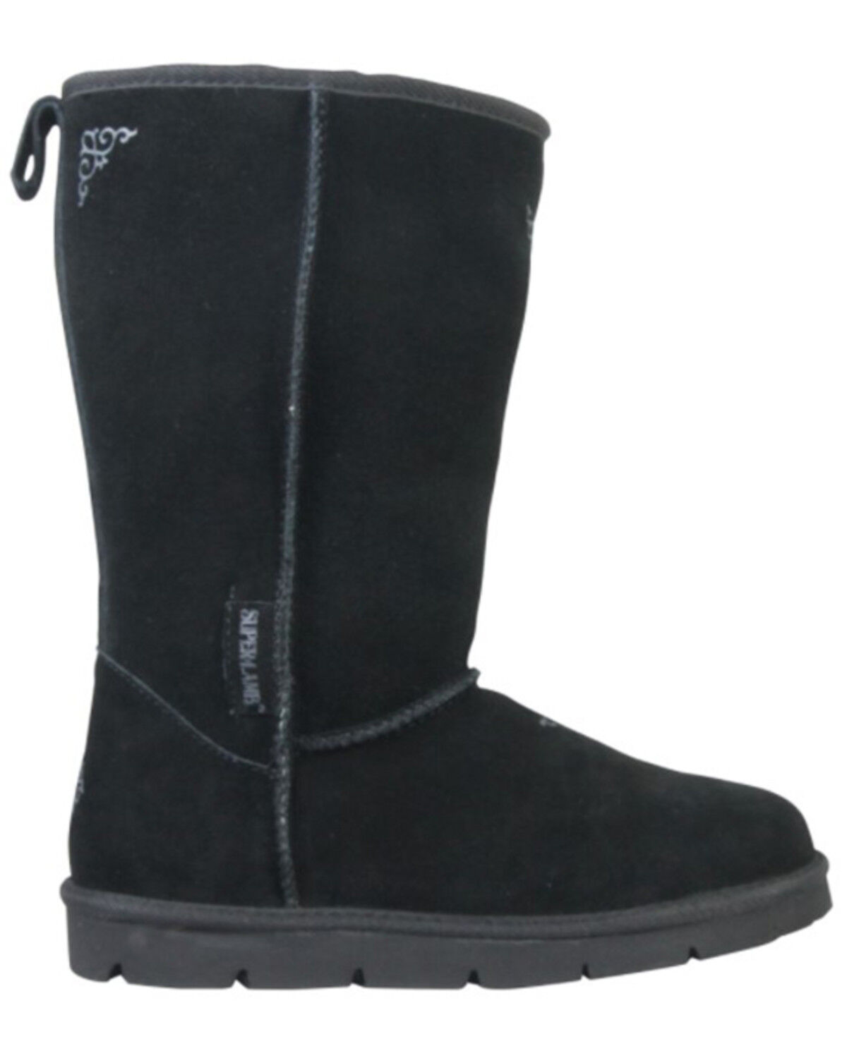 Image #1 - Superlamb Women's Argali Suede Leather Pull On Casual Boots - Round Toe, , hi-res