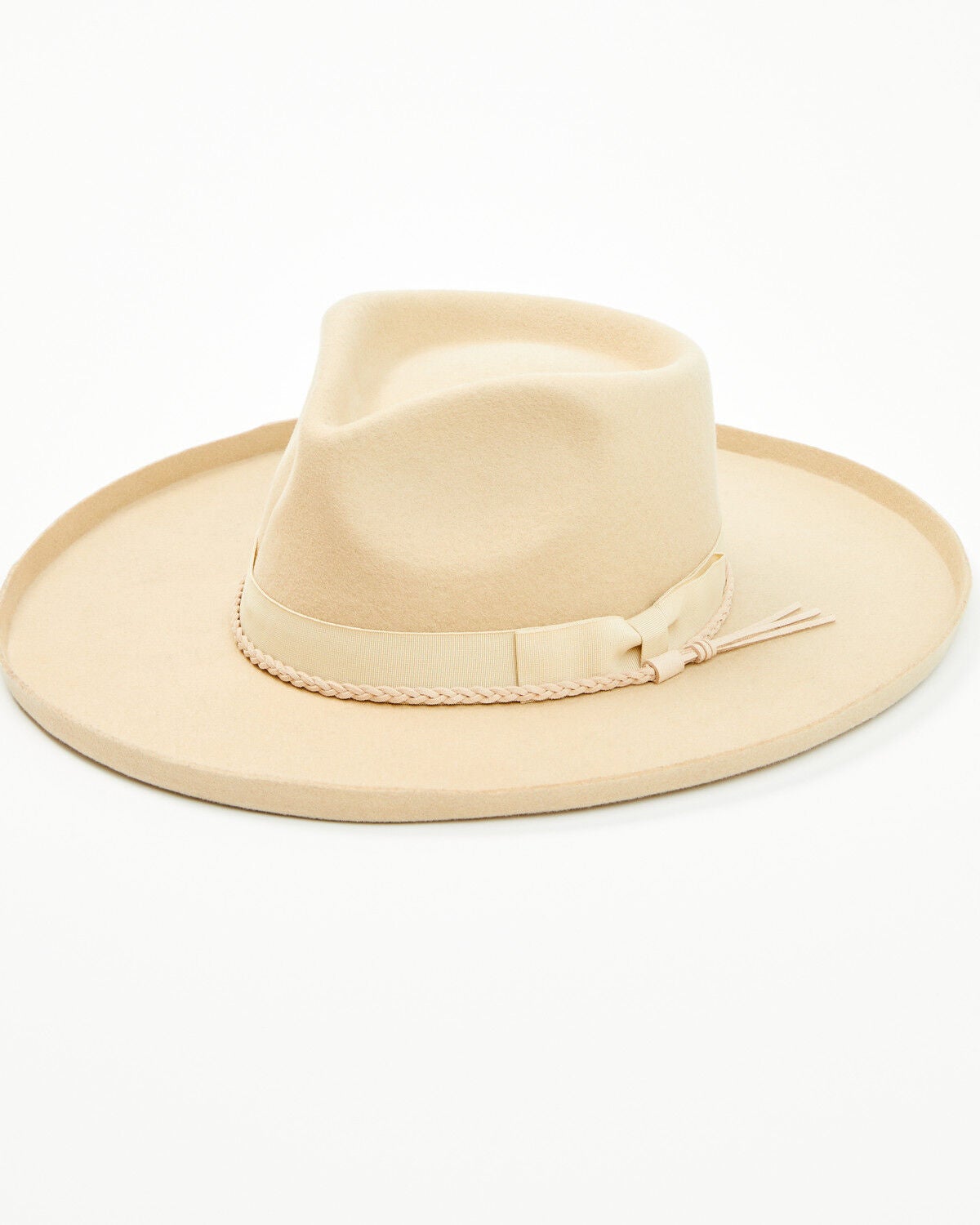 Shyanne Women's Felt Western Fashion Hat, Tan, hi-res