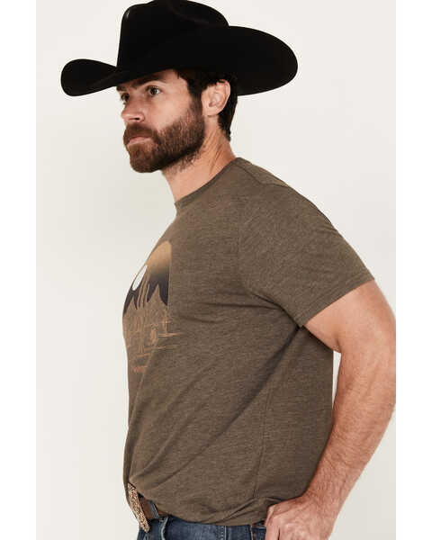 Image #2 - Wrangler Men's Scenic Desert Short Sleeve Graphic T-Shirt, Brown, hi-res