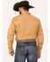 Image #4 - Blue Ranchwear Men's Solid Twill Long Sleeve Snap Western Shirt, Bronze, hi-res