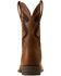 Image #3 - Ariat Men's Cowpuncher VentTEK Performance Western Boots - Broad Square Toe , Brown, hi-res