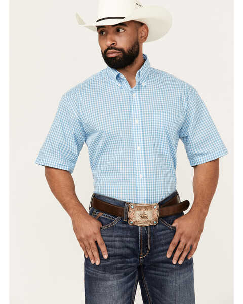 Image #3 - Wrangler Men's Assorted Riata Plaid Button-Down Western Shirt , Multi, hi-res
