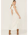 Image #3 - Shyanne Women's White Eyelet Hi Low Midi Skirt, White, hi-res