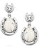 Image #1 - Montana Silversmiths Women's Pure Luck Earrings, Silver, hi-res