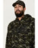 Image #2 - Hawx Men's Camo Print Fleece Work Hooded Sweatshirt, Camouflage, hi-res