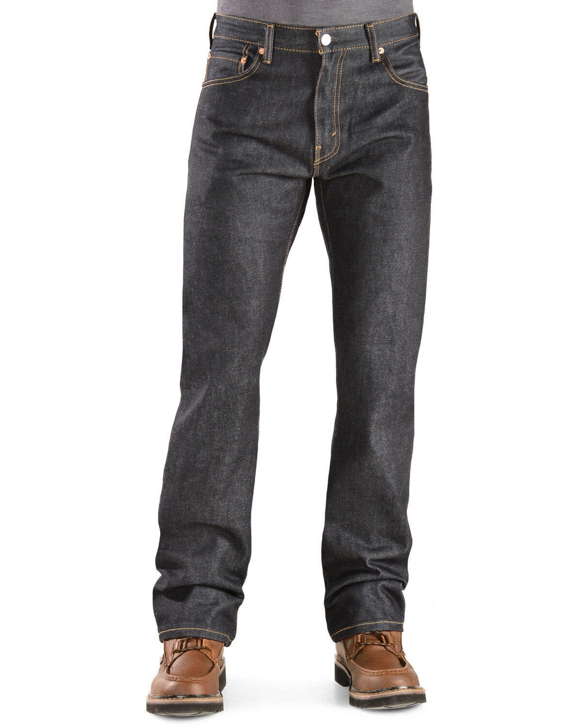 Image #2 - Levi's Men's 517 Rigid Low Slim Bootcut Jeans, Indigo, hi-res