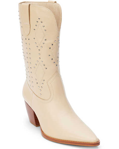 Image #1 - Matisse Women's Cascade Western Boots - Pointed Toe , Beige, hi-res