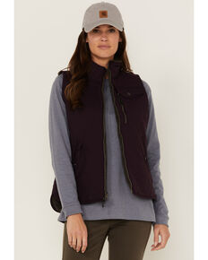 Carhartt Women's Nocturnal Haze Utility Sherpa-Lined Zip-Front Work Vest , Purple, hi-res