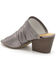 Golo Shoes Women's Landon Silver Pewter Open Toe Mule , Silver, hi-res