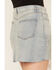 Image #4 - Blue B Women's Light Wash Fringe Mini Denim Skirt, , hi-res