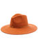 Shyanne Women's Rust Copper Beaded Rust Band Wool Felt Western Fedora Hat , Rust Copper, hi-res