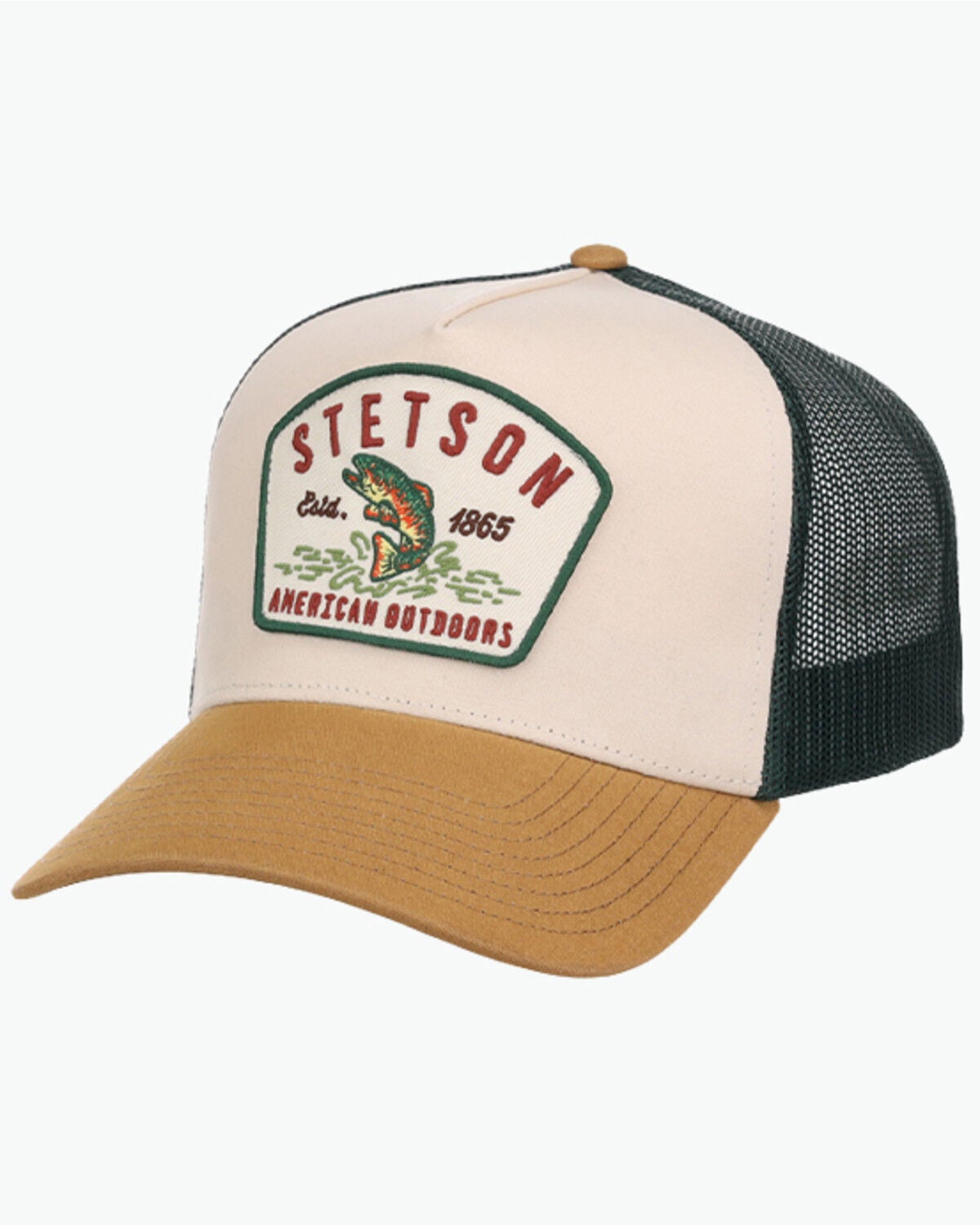 Stetson Men's Trout Ball Cap, Tan, hi-res