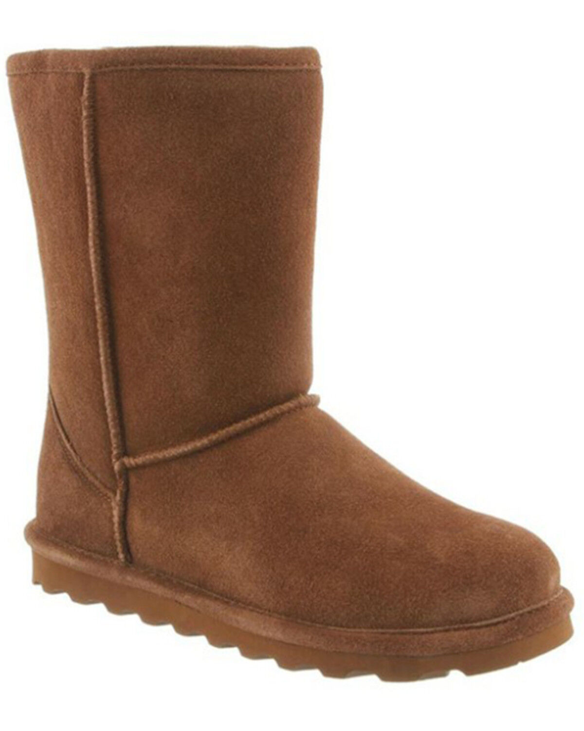 Image #1 - Bearpaw Women's Elle Short Boots - Round Toe, Brown, hi-res