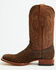 Image #3 - Tanner Mark Men's Basketweave Western Boots - Broad Square Toe, Honey, hi-res