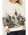 Image #1 - Wrangler Retro Women's Running Horses Graphic Crewneck, White, hi-res