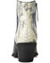 Ariat Women's Carmeltia All Black & White Snake Print Full-Grain Western Fashion Bootie - Snip Toe , Black, hi-res