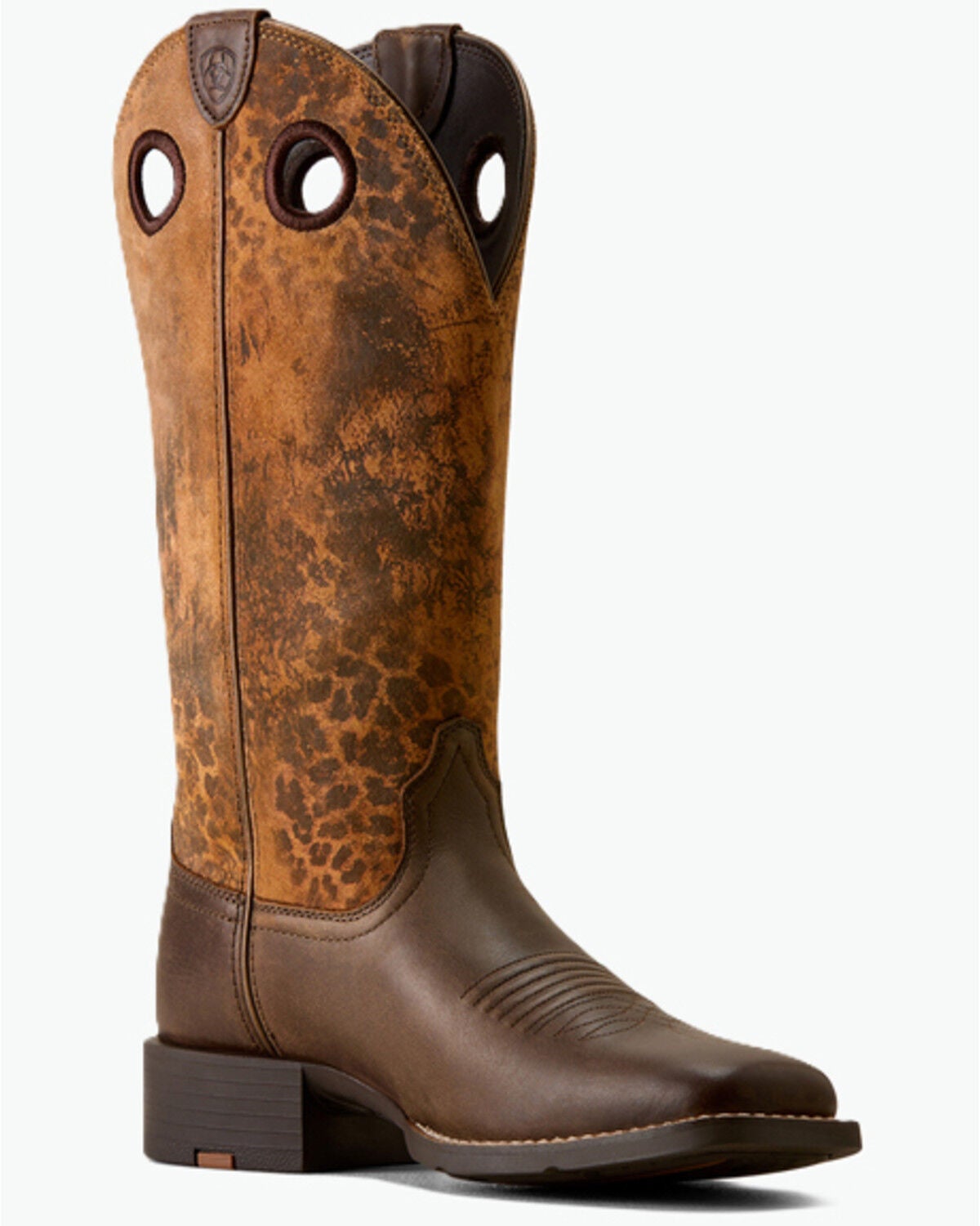 Ariat Women's Round Up Ryder Tall Western Boots - Broad Square Toe, Brown, hi-res