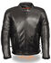 Image #1 - Milwaukee Leather Men's Side Lace Vented Scooter Jacket, Black, hi-res