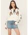 Image #1 - Blue B Women's Horse Button-Down Cardigan, Cream, hi-res