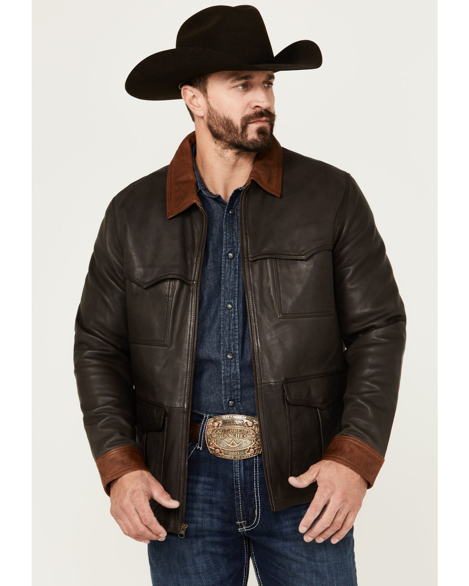 Sheplers leather coats discount