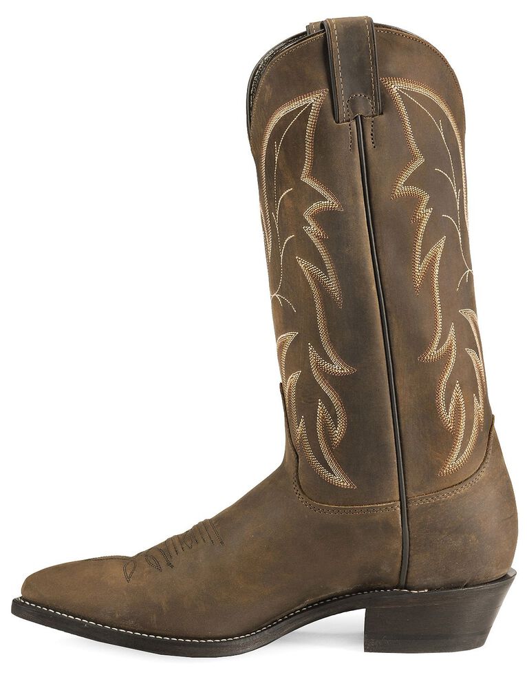 justin bay apache leather cowboy boots