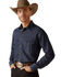 Image #2 - Ariat Men's Classic Denim Long Sleeve Snap Western Shirt - Big , Blue, hi-res