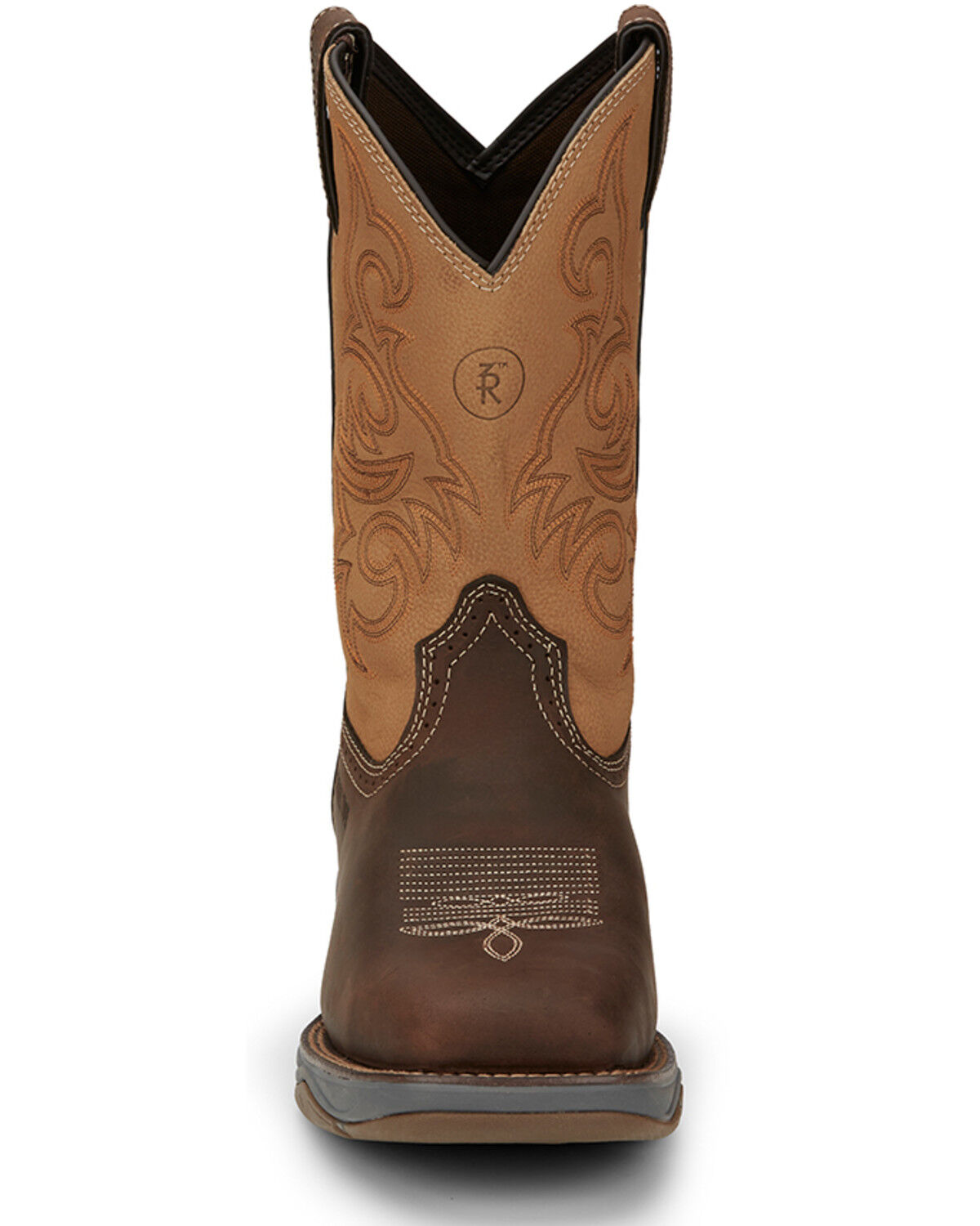 Image #4 - Tony Lama Men's Dusty Junction Work Boots - Steel Toe, Brown, hi-res