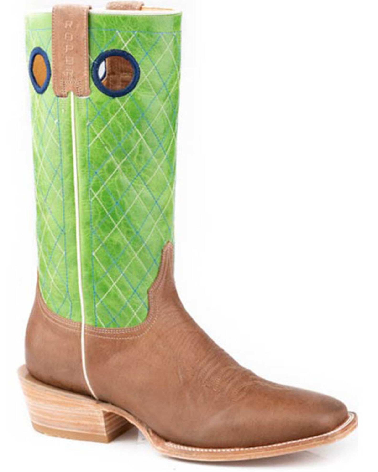 Roper Men s Old School Tall Western Boots Broad Square Toe Sheplers