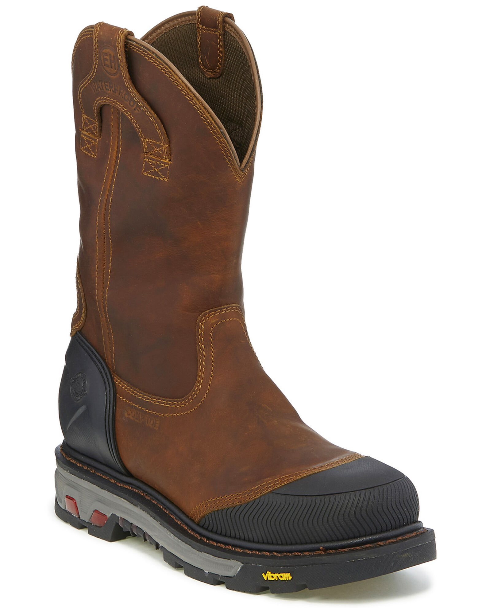 Justin waterproof shop work boots
