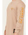 Image #3 - Hawx Men's FR Turbo Charge Long Sleeve Graphic Work T-Shirt, Tan, hi-res