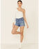 Image #1 - Levi's Women's Saphire Dust Shorts, Blue, hi-res