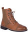 Dingo Men's Andy Lace Boots - Round toe, Camel, hi-res