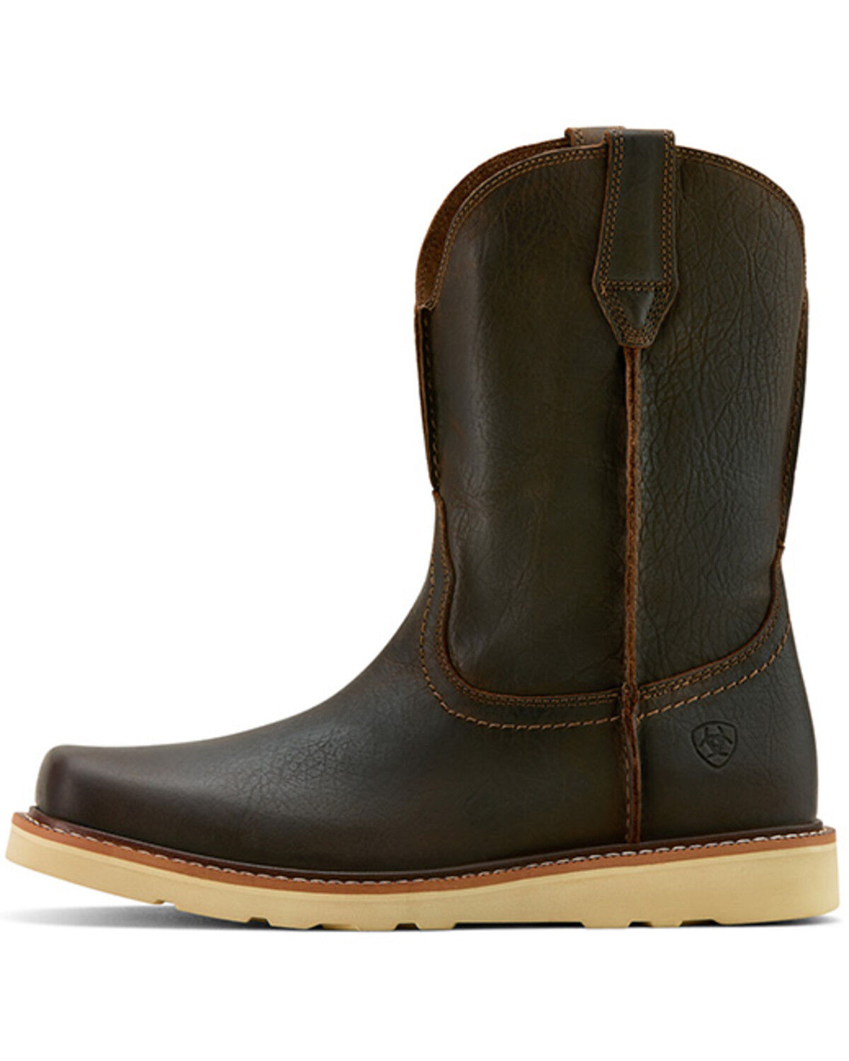 Image #2 - Ariat Men's Rambler Recon Western Boots - Broad Square Toe, Dark Brown, hi-res
