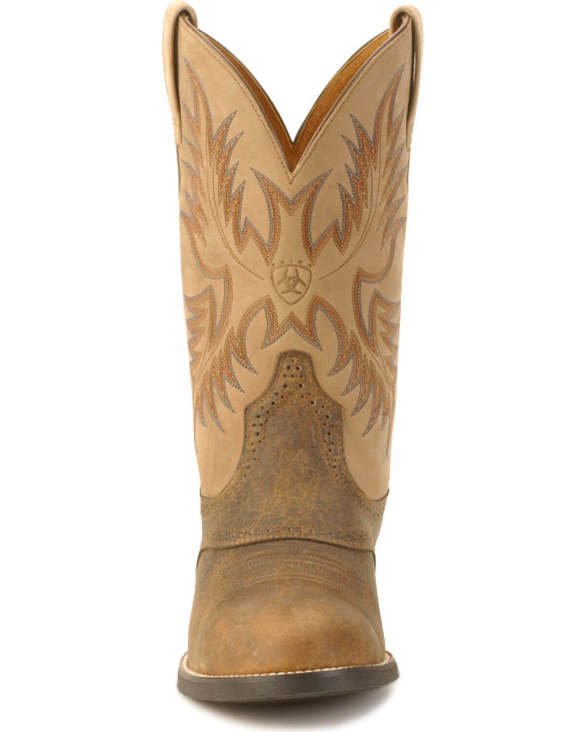 orange ariat boots