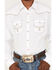 Rock 47 By Wrangler Men's Embroidered Long Sleeve Snap Western Shirt - Tall, White, hi-res