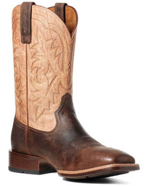 Ariat Men's Ryden Western Boots - Square Toe, Brown, hi-res