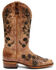 Shyanne Women's Wildflower Western Boots - Square Toe, Honey, hi-res