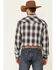 Image #4 - Roper Men's Cinder Large Plaid Long Sleeve Snap Western Shirt , Blue, hi-res